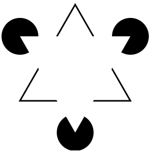 Kanizsa triangle